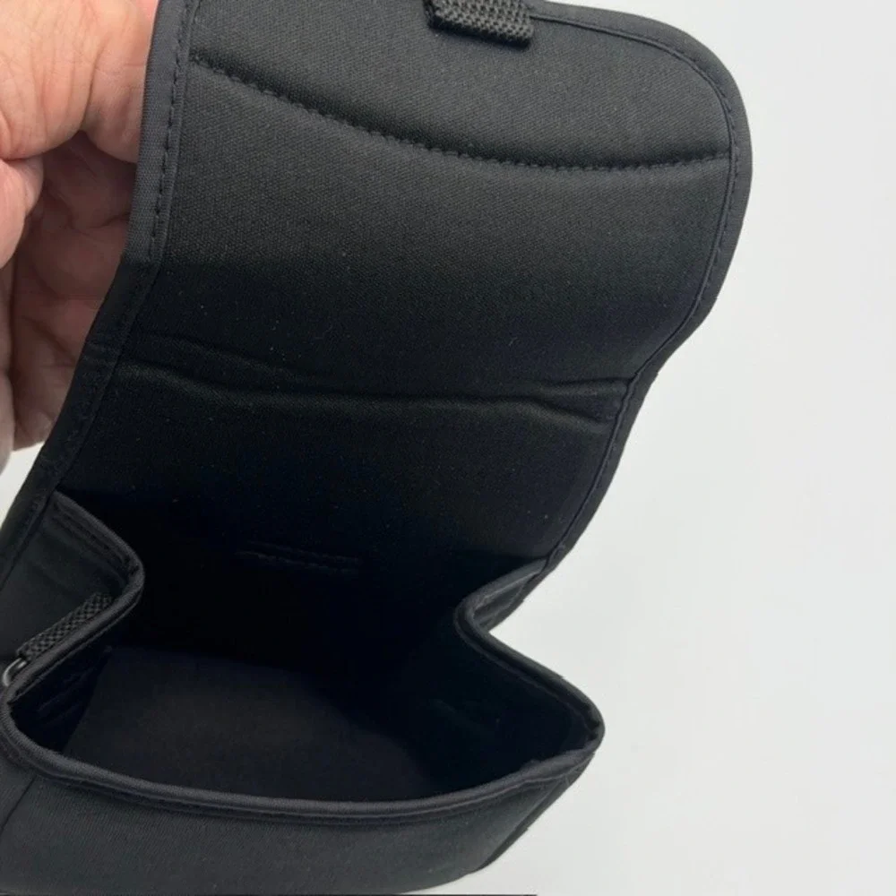 Minolta Camera Pouch Black Padded Buckle Case with Belt Loop 5x5 Fits MN26Z